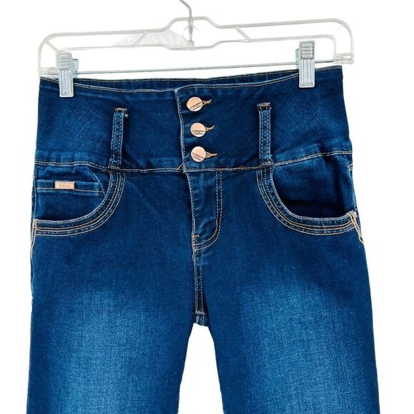 Bahiao Push Up Booty Jeans in Dark Wash Women’s Size 5/27 - Picture 4 of 11